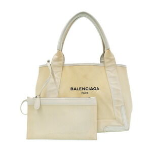 Balenciaga Navy Blue Cabas Tote Bag